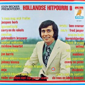 Various - Eddy Becker presenteert Hollandse Hitpourri 8 (LP) Vinyl LP Vinyl (VG) <br> Hoes (G+)