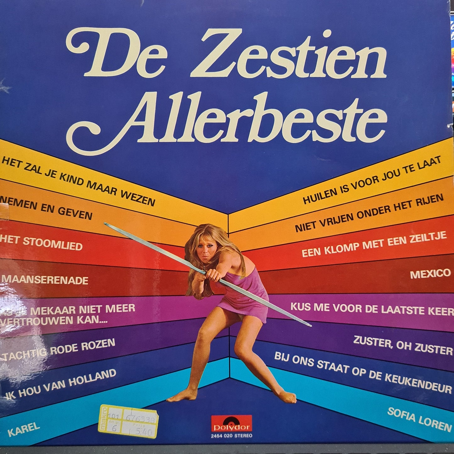 Various - De Zestien Allerbeste (LP) 49127 Vinyl LP JUKEBOXSINGLES.NL   