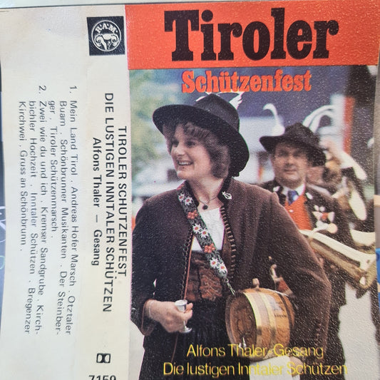 Lustigen Inntaler Schutzen - Tiroler Schutzenfest (Cassette) Cassettebandjes Vinyl Goed / Hoes Goed