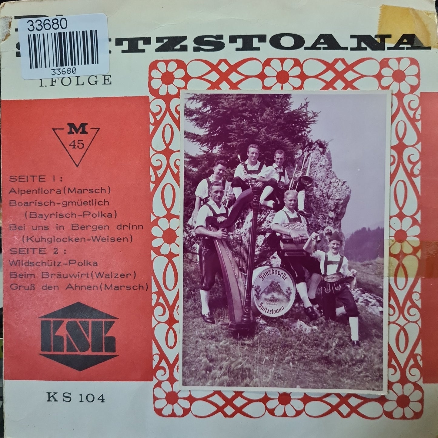 D'Spitzstoaner - Alpenflora (EP) 33680