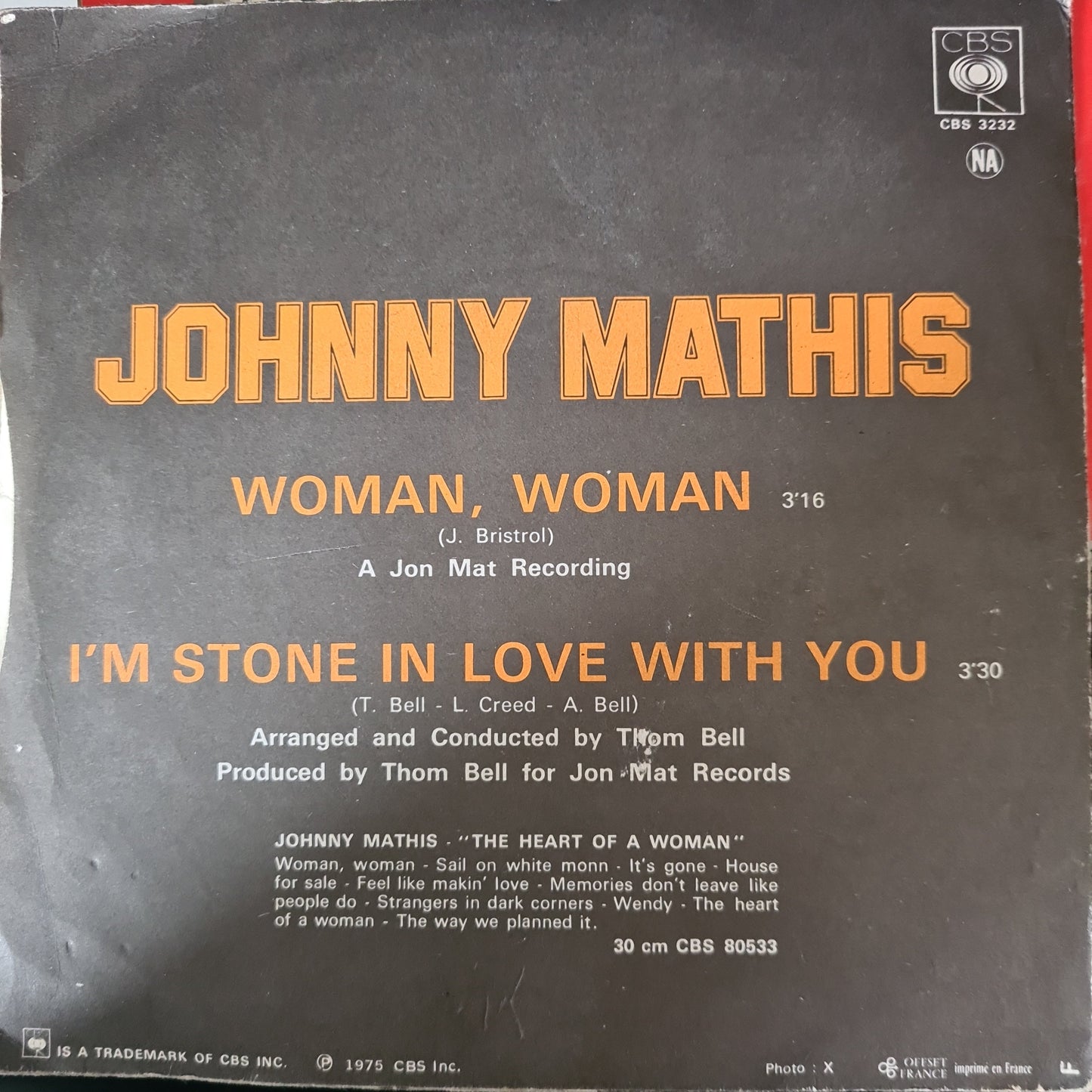 Johnny Mathis - Frau Frau 33397