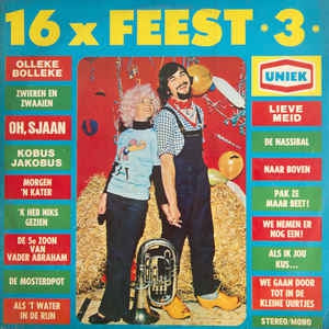 Various - 16 X Feest 3 (LP) 42086 Vinyl LP JUKEBOXSINGLES.NL   