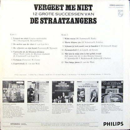 Street Singers – Vergissmeinnicht; 12 große Erfolge der Street Singers (LP) 43763
