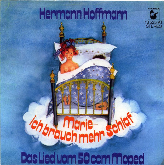 Hermann Hoffmann - Marie - Ich Brauch Mehr Schlaf Vinyl Singles Vinyl Zeer Goed / Hoesje Goed "VINYLSINGLES.NL"