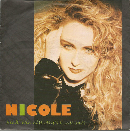 Nicole - Steh' Wie Ein Mann Zu Mir 09624 Vinyl Singles Vinyl Goed / Hoes Goed