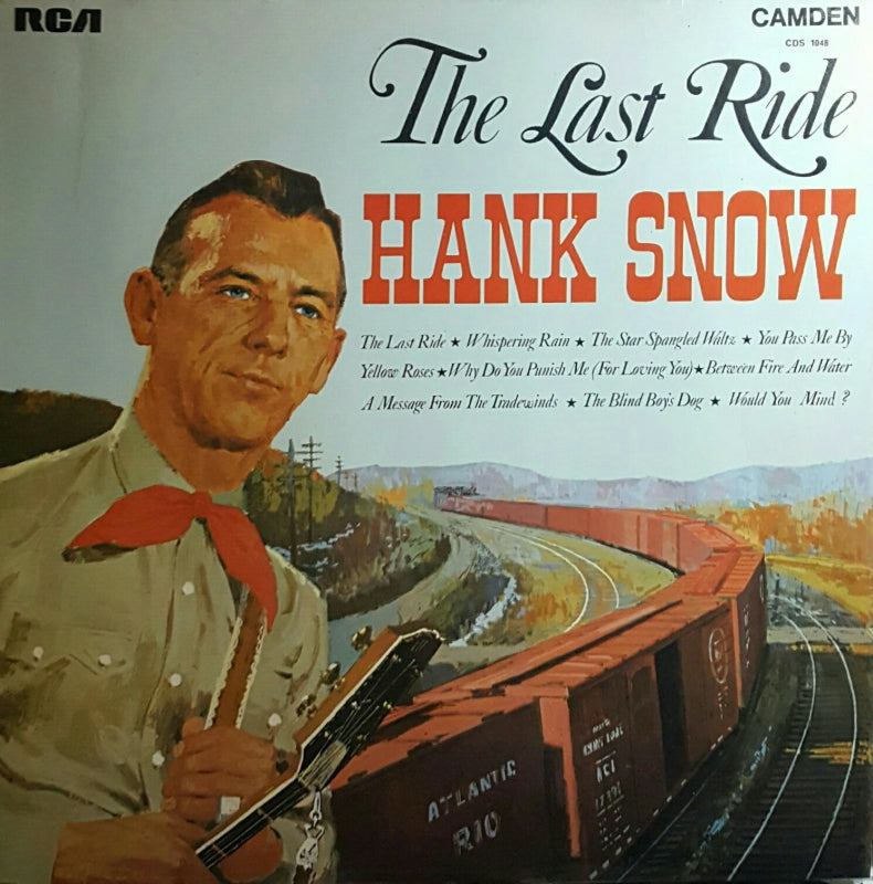 Hank Snow - The Last Ride (LP) Vinyl LP Vinyl Zeer Goed / Hoes Goed "VINYLSINGLES.NL"