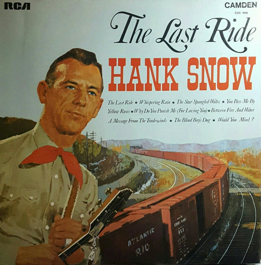 Hank Snow - The Last Ride (LP) Vinyl LP Vinyl Zeer Goed / Hoes Goed "VINYLSINGLES.NL"