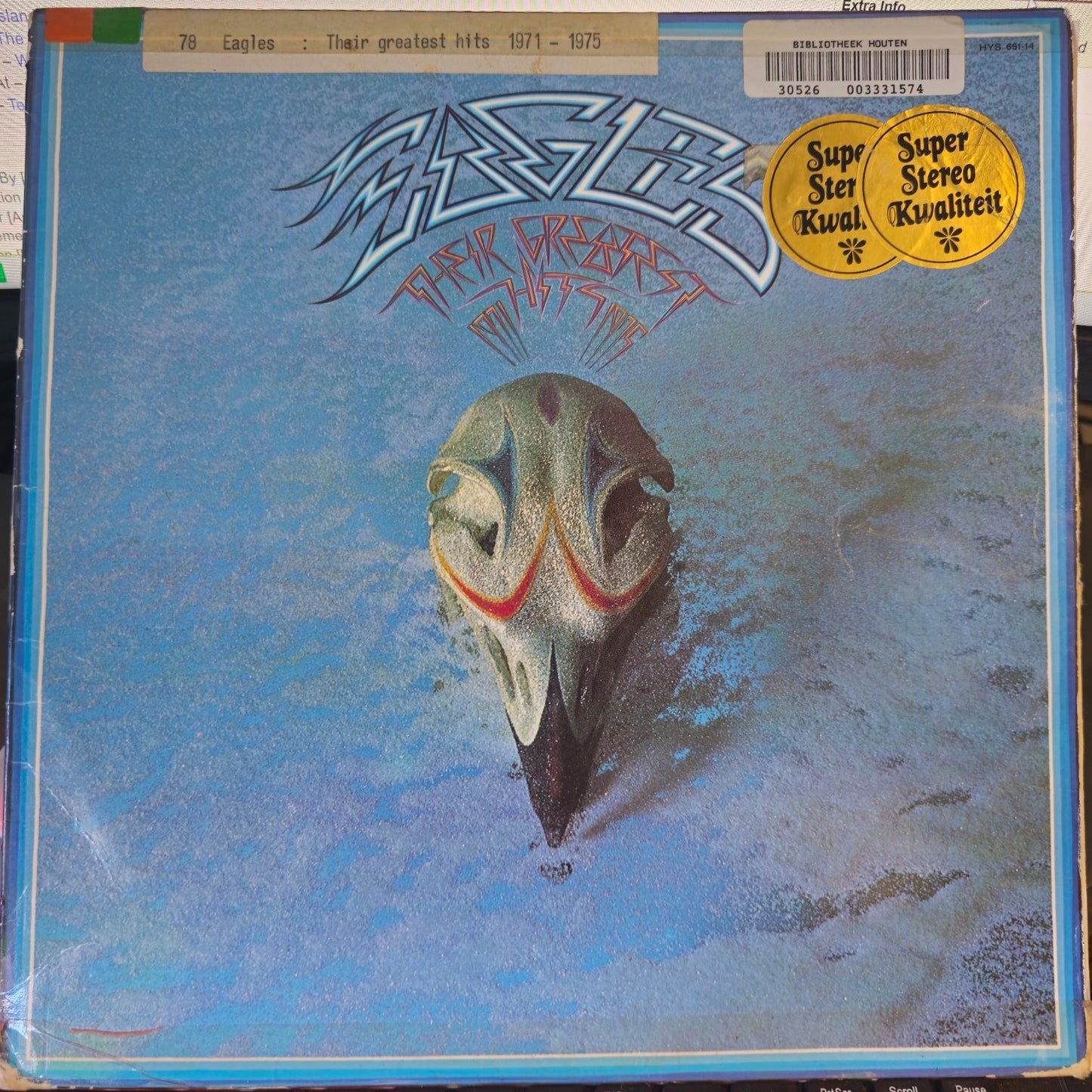 Eagles - Their Greatest Hits 1971-1975 (LP) 51669 Vinyl LP Vinyl Goed / Hoes Zie Foto
