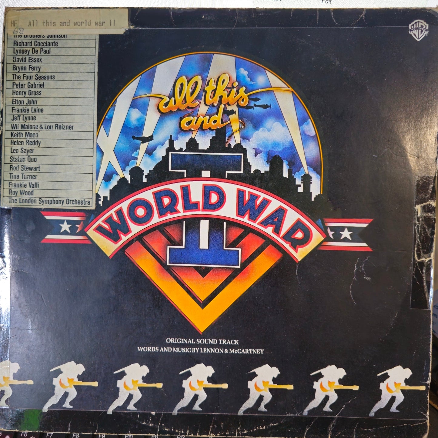 Various - All This And World War II (LP) 51677 Vinyl LP Vinyl Goed / Hoes Zie Foto