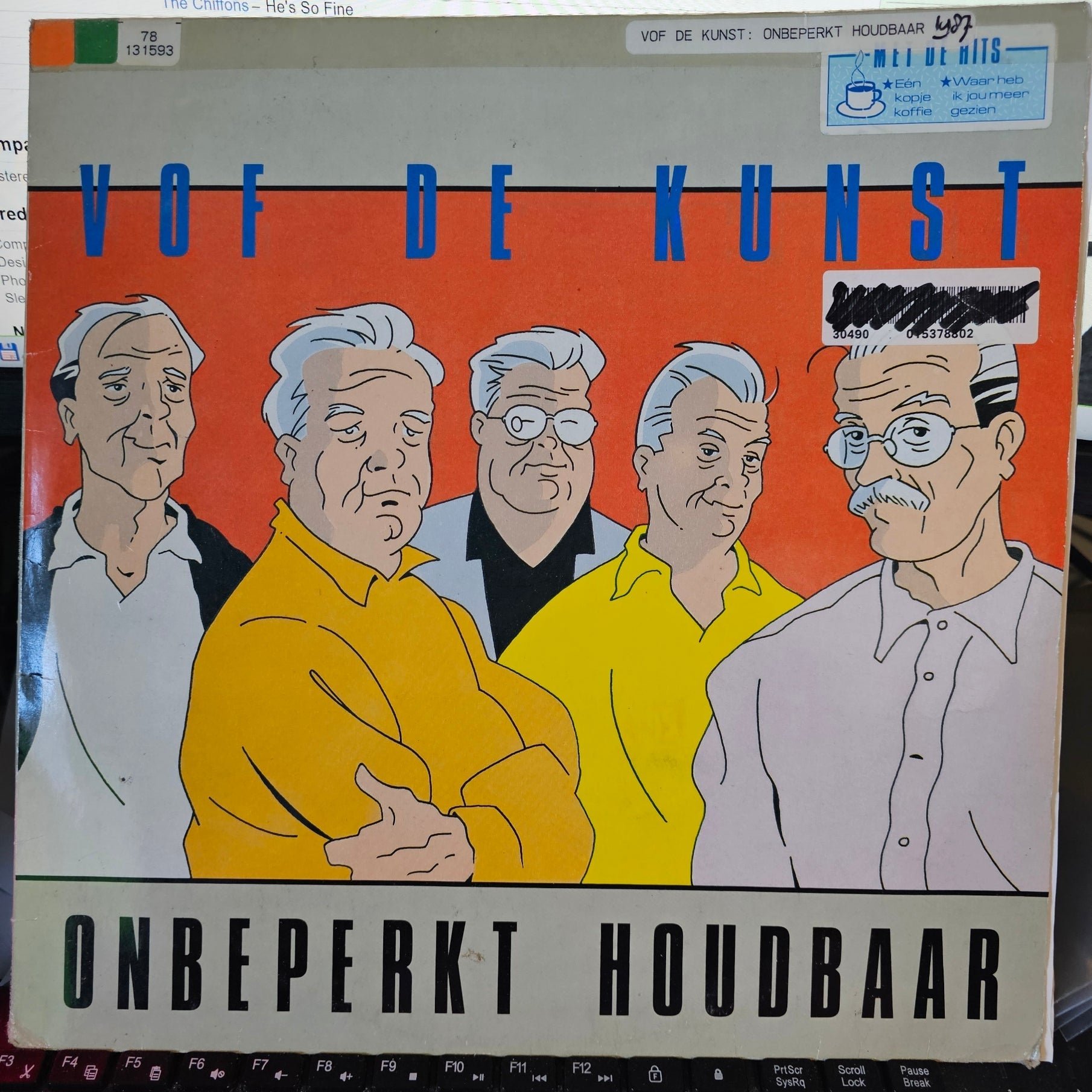 VOF De Kunst - Onbeperkt Houdbaar (LP) 51681 Vinyl LP Vinyl Goed / Hoes Zie Foto