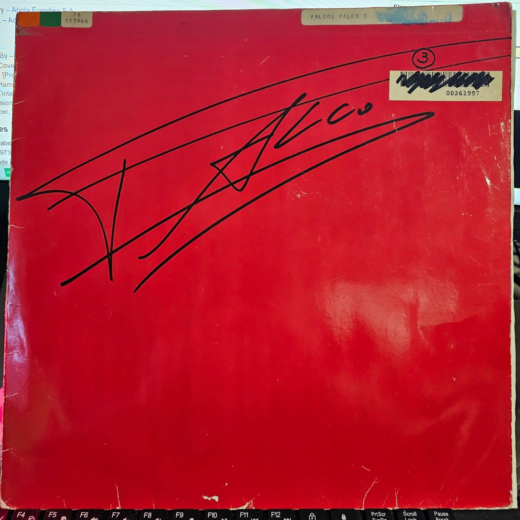 Falco - 3 (LP) 51692 Vinyl LP Vinyl Goed / Hoes Zie Foto