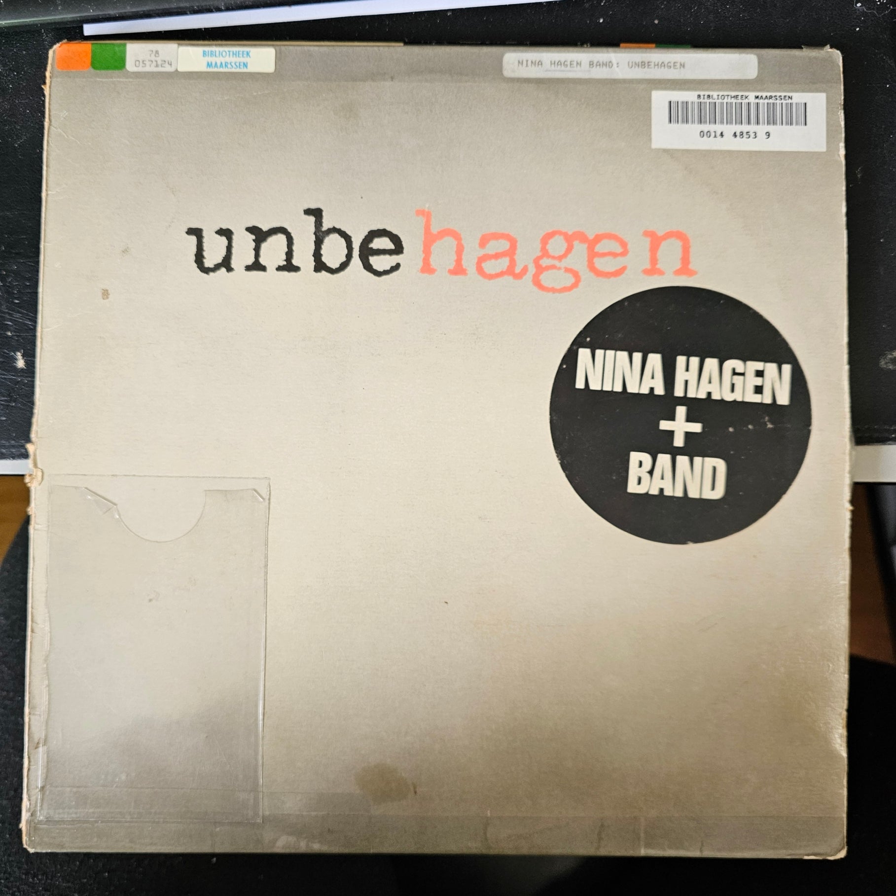 Nina Hagen Band - Unbehagen (LP) 51706b Vinyl LP Vinyl Goed / Hoes Zie Foto