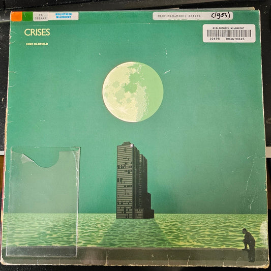 Mike Oldfield - Crises (LP) 51700 Vinyl LP Vinyl Goed / Hoes Zie Foto