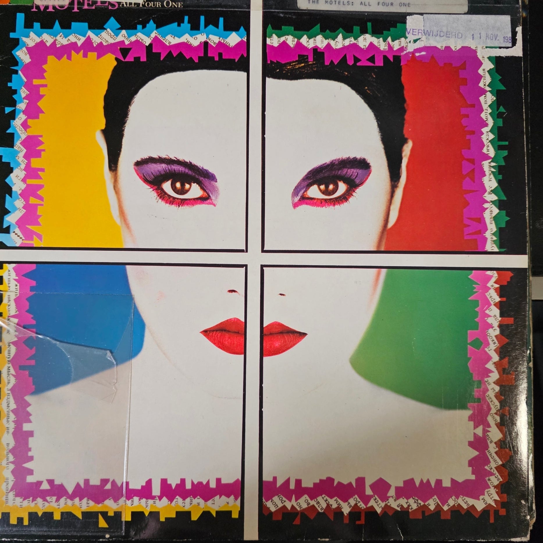 Motels - All Four One (LP) 51698 Vinyl LP Vinyl Goed / Hoes Zie Foto