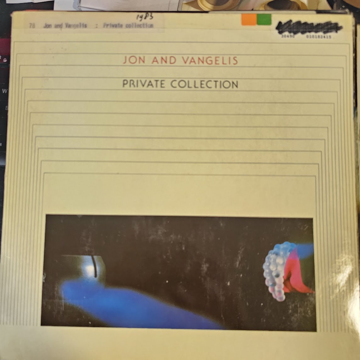 Jon & Vangelis - Private Collection (LP) 51790 Vinyl LP Vinyl Goed / Hoes Zie Foto