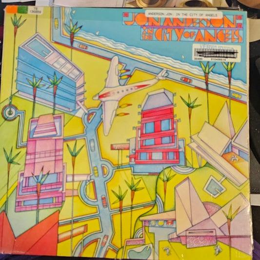 Jon Anderson - In The City Of Angels (LP) 51789b Vinyl LP Vinyl Goed / Hoes Zie Foto