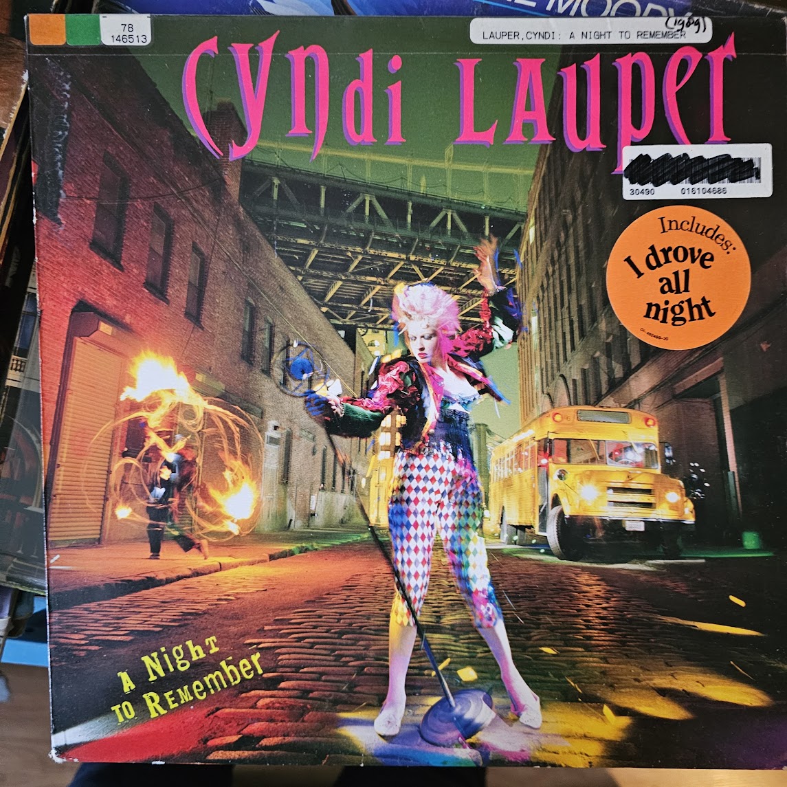 Cyndi Lauper - A Night To Remember (LP) 51876b Vinyl LP Vinyl Goed / Hoes Zie Foto