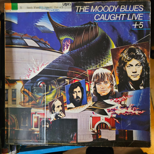 Moody Blues - Caught Live +5 (LP) 51881 Vinyl LP Vinyl Goed / Hoes Zie Foto
