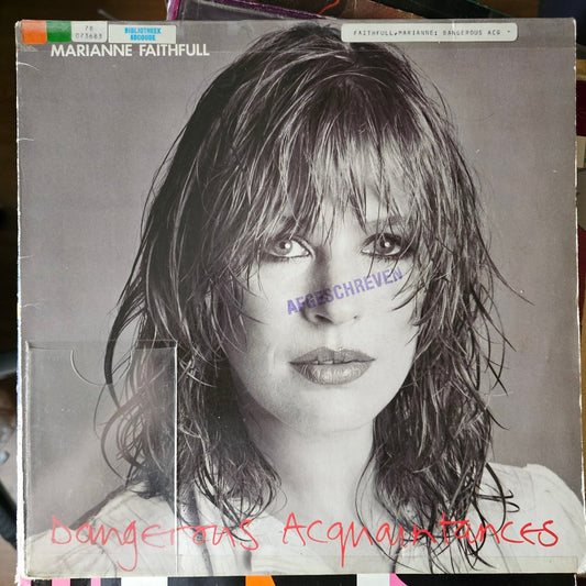 Marianne Faithfull - Dangerous Acquaintances (LP) 51913 Vinyl LP Vinyl Goed / Hoes Zie Foto