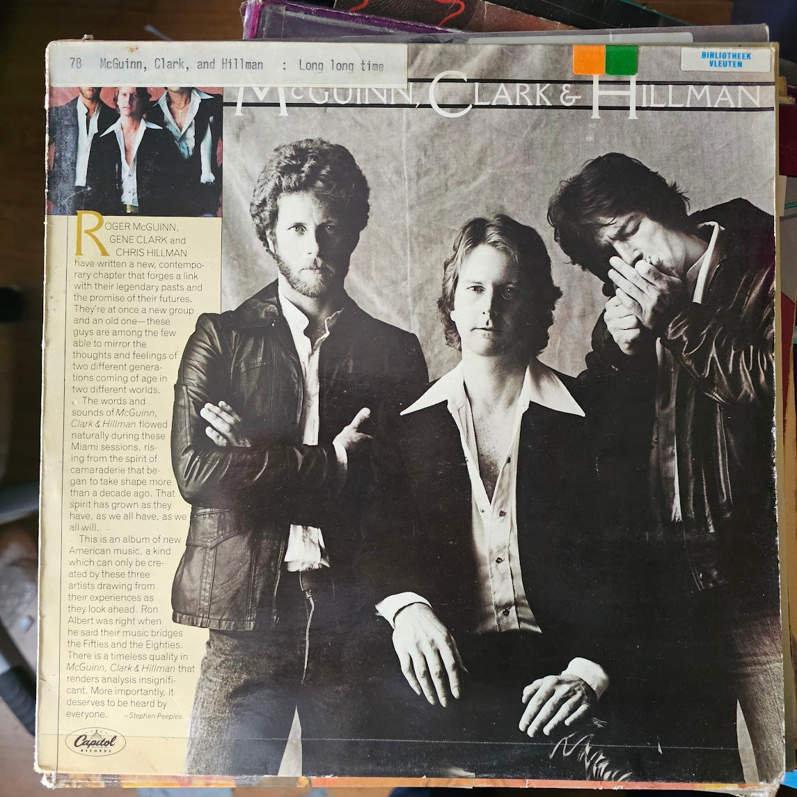 McGuinn, Clark & Hillman - McGuinn, Clark & Hillman (LP) 51910 Vinyl LP Vinyl Goed / Hoes Zie Foto