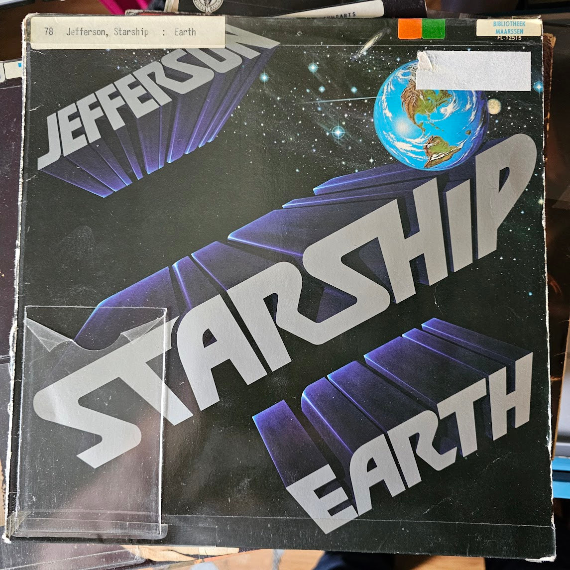 Jefferson Starship - Earth (LP) 51903 Vinyl LP Vinyl Goed / Hoes Zie Foto