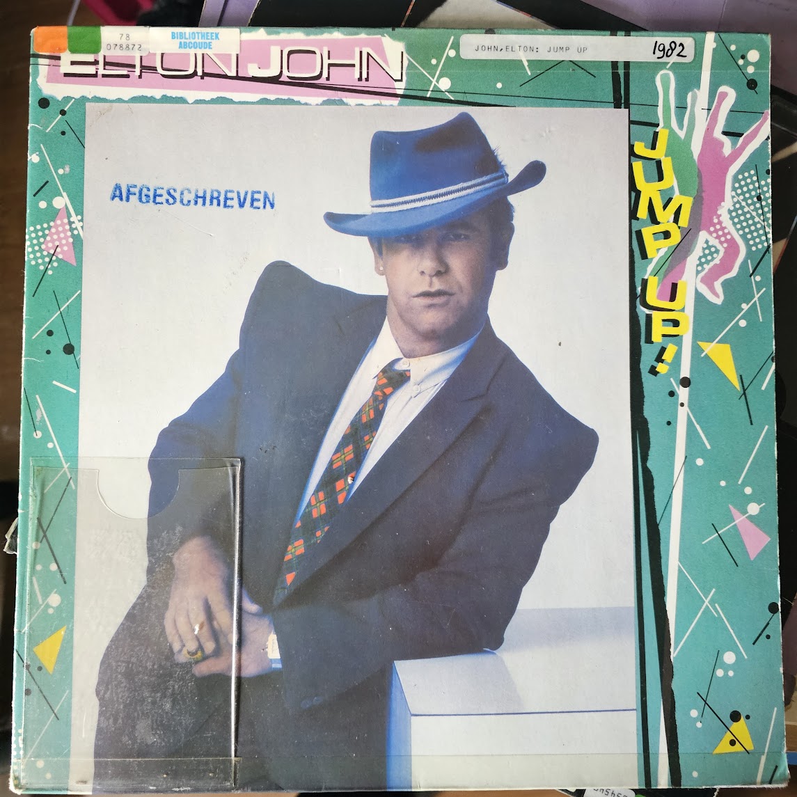 Elton John - Jump Up! (LP) 51947 Vinyl LP Vinyl Goed / Hoes Zie Foto