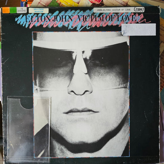 Elton John - Victim Of Love (LP) 51946 Vinyl LP Vinyl Goed / Hoes Zie Foto
