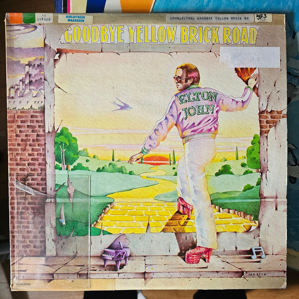 Elton John - Goodbye Yellow Brick Road (LP) 51944 Vinyl LP Vinyl Goed / Hoes Zie Foto