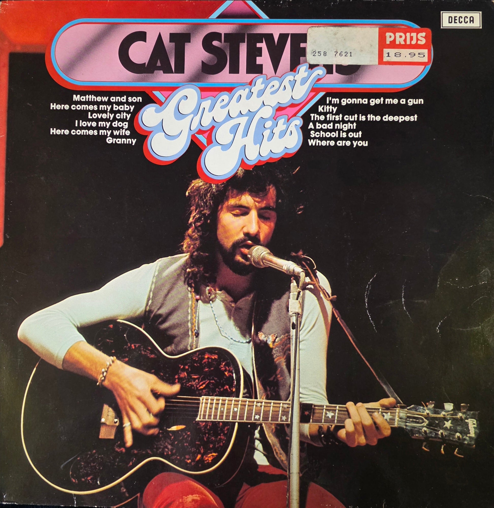 Cat Stevens - Greatest Hits (LP) Vinyl LP Vinyl Zeer Goed / Hoesje Goed "VINYLSINGLES.NL"