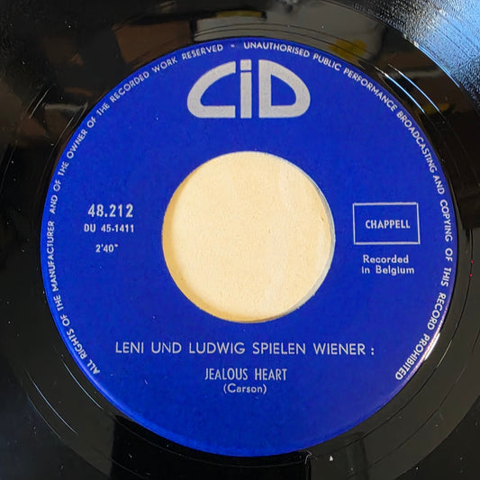 Leni Und Ludwig - Trompeten Echo Vinyl Singles Vinyl Zeer Goed / Hoesje Goed "VINYLSINGLES.NL"
