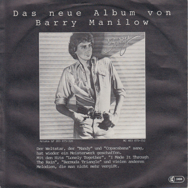 Barry Manilow - Bermuda Triangle 21368 Vinyl Singles Vinyl Zeer Goed / Hoesje Goed "VINYLSINGLES.NL"