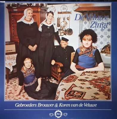 Gebroeders Brouwer - De Veluwe Zingt (LP) Vinyl LP Dubbel Vinyl (VG) <br> Hoes (G+)