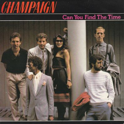 Champaign - Can You Find The Time Vinyl Singles Vinyl Zeer Goed / Hoesje Goed "VINYLSINGLES.NL"