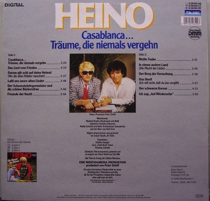 Heino - Casablanca... Träume, Die Niemals Vergehn (LP) Vinyl LP Vinyl Zeer Goed / Hoesje Goed "VINYLSINGLES.NL"
