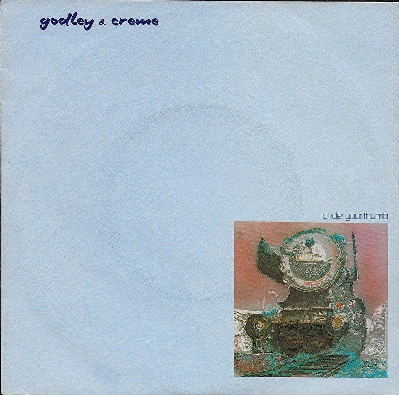 Goodley & Creme - Under Your Thumb Vinyl Singles Vinyl Zeer Goed / Hoesje Goed "VINYLSINGLES.NL"
