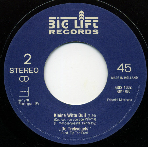 Trekvogels - Kleine Schooier 11904 Vinyl Singles Vinyl Goed / Hoes Goed