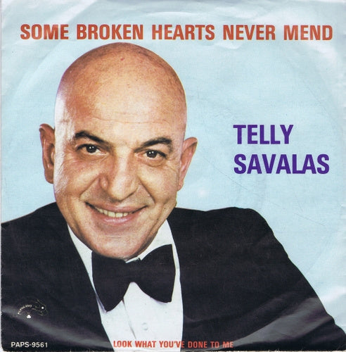 Telly Savalas - Some Broken Hearts Never Mend 11406 Vinyl Singles Vinyl Goed / Hoes Goed