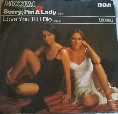 Baccara - Sorry, I'm A Lady Vinyl Singles Vinyl Zeer Goed / Hoesje Goed "VINYLSINGLES.NL"