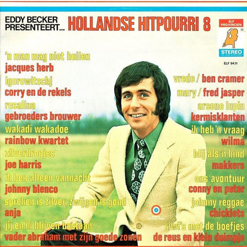 Various - Eddy Becker presenteert Hollandse Hitpourri 8 (LP) 50715 Vinyl LP JUKEBOXSINGLES.NL   