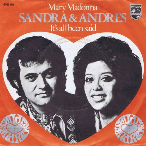 Sandra & Andres - Mary Madonna 36895 Vinyl Singles Vinyl Goed / Hoes Goed
