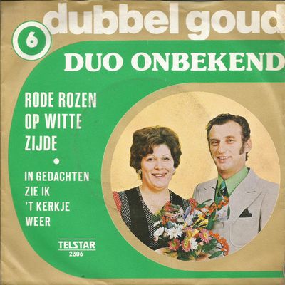 Duo Onbekend - Rode Rozen Op Witte Zijde Vinyl Singles Media VG+ / Sleeve Sticker "VINYLSINGLES.NL"