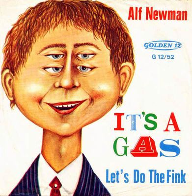 Alfred E. Neuman - It's A Gas Vinyl Singles Vinyl Zeer Goed / Hoesje Goed "VINYLSINGLES.NL"