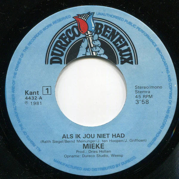 Mieke - Als Ik Jou Niet Had