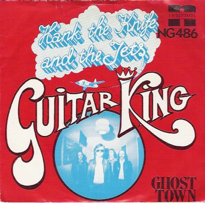 Hank The Knife And The Jets - Guitar King Vinyl Singles Vinyl Zeer Goed / Hoesje Goed "VINYLSINGLES.NL"