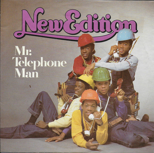 New Edition - Mr Telephone Man 25162 Vinyl Singles Vinyl Goed / Hoes Goed