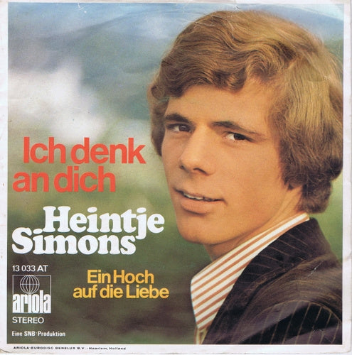 Heintje Simons - Ich Denk An Dich 27848 Vinyl Singles Vinyl Zeer Goed / Hoesje Goed "VINYLSINGLES.NL"