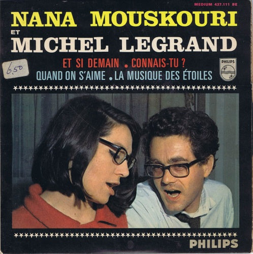Nana Mouskouri & Michel Legrand - Et Si Demain 04557 Vinyl Singles EP Vinyl Goed / Hoes Goed