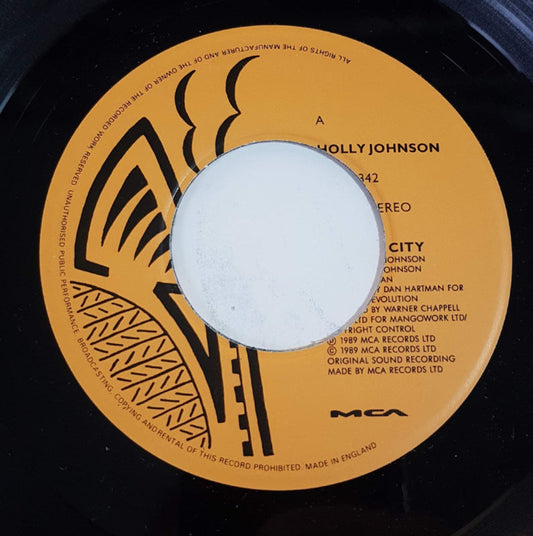 Holly Johnson - Atomic City Vinyl Singles Vinyl Zeer Goed / Hoesje Goed "VINYLSINGLES.NL"
