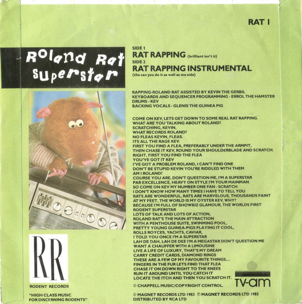 Roland Rat Superstar - Rat Rapping 22760