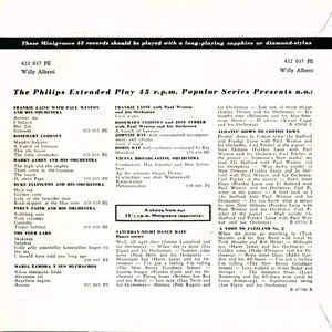 Willy Alberti With Jan Corduwener And His Orchestra - Vivere 04589 Vinyl Singles EP Vinyl Goed / Hoes Goed